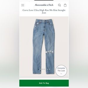 Abercrombie and fitch jeans